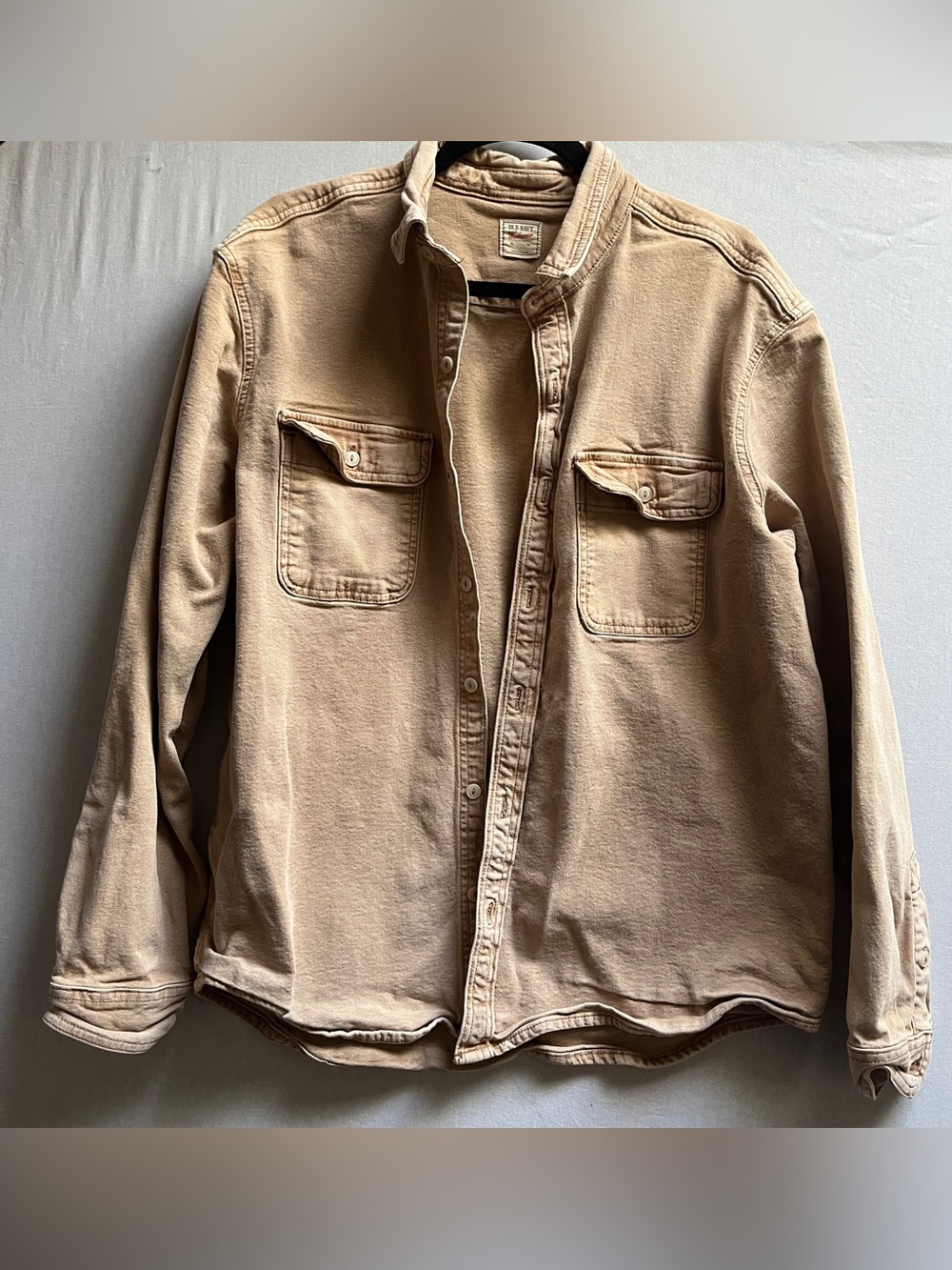 Old Navy Men's Tan Workwear Utility Shirt Jacket Size XL